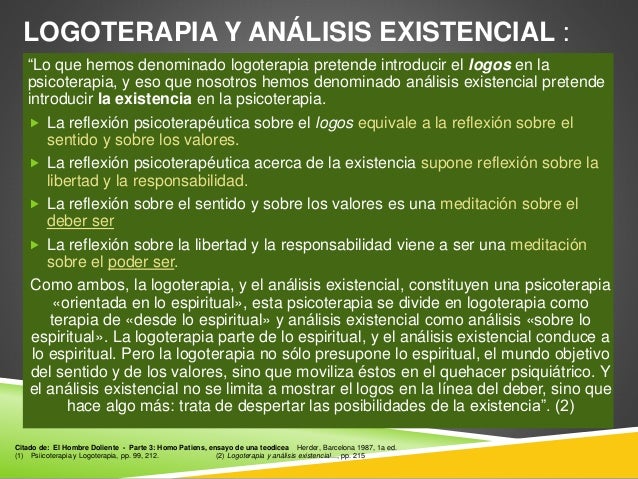 logoterapia analisis existencial viktor frankl